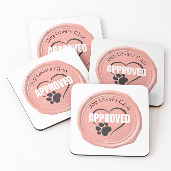 Item preview, Dog Lovers Club Approved Sticker | Funny Dog Lover Gift Idea designed and sold by Refinedpaws.