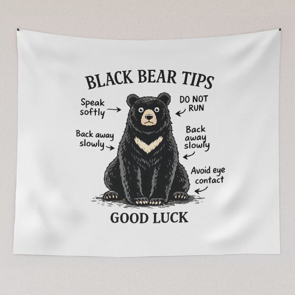 Item preview, Black Bear Tips goodluck designed and sold by JODYSMORGAN.