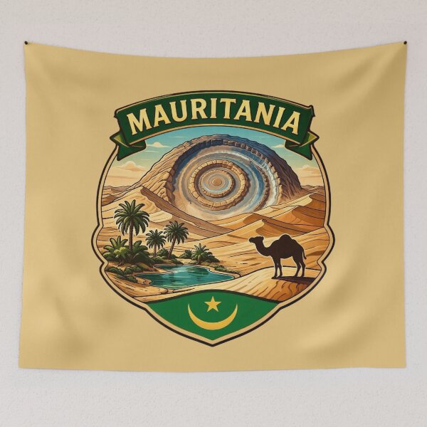 Item preview, Mauritania Sahara Richat Structure - Eye of the Sahara Desert designed and sold by Myra365Art.