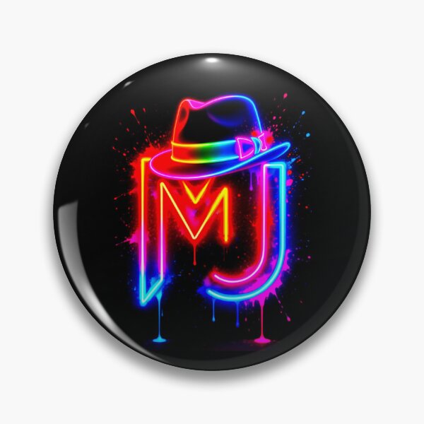 Item preview, MJ Dance King Neonglow Fedora Magical Light Art designed and sold by ExploreAura Studio.