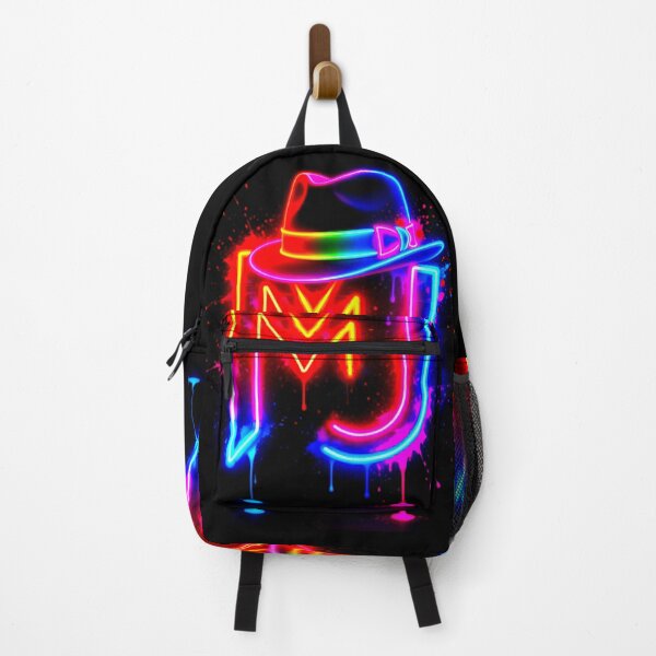 Item preview, MJ Dance King Neonglow Fedora Magical Light Art designed and sold by ExploreAura Studio.