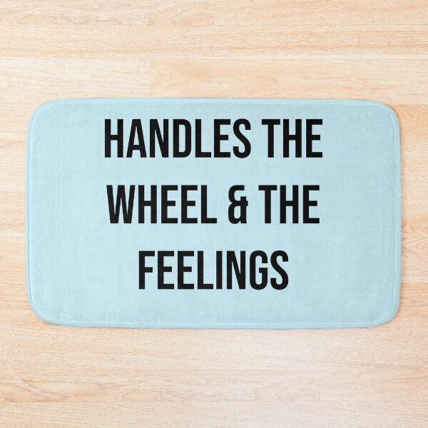 Item preview, Handles the Wheel & the Feelings – Trucker Dad Mental Health Design | Fatherhood Gift Shirt designed and sold by Creations by lyne.
