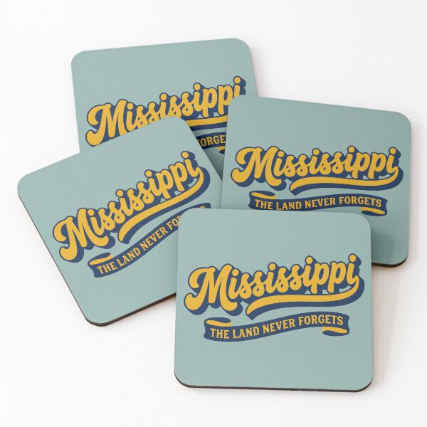 Item preview, Mississippi Retro Script The Land Never Forgets Magnolia State Vintage 70s Logo designed and sold by Cozy-Old-Pub.