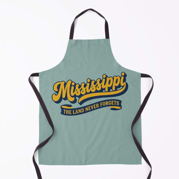 Item preview, Mississippi Retro Script The Land Never Forgets Magnolia State Vintage 70s Logo designed and sold by Cozy-Old-Pub.