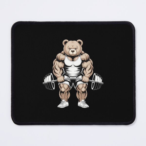 Item preview, Teddy Bear Lifting Weights Gym Workout Animal designed and sold by Formatage.