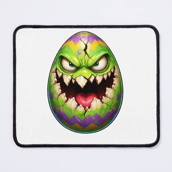 Item preview, Angry Monster Easter Egg Crack Face designed and sold by WhyNotZuK.