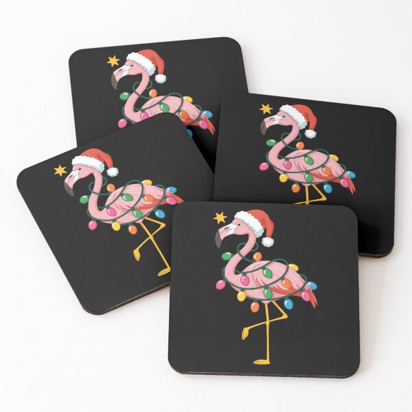 Item preview, Pink Flamingo in Santa Hat Christmas in July designed and sold by Formatage.