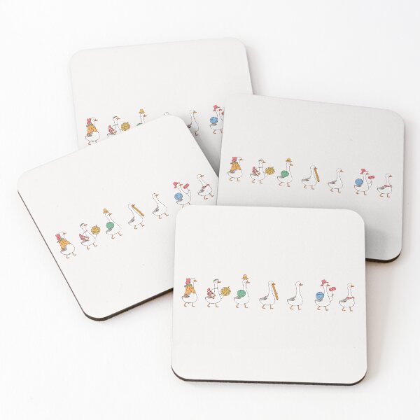 Item preview, Every Goose Has a Hobby – Cute Cartoon Duck Lineup designed and sold by Kavya Art.