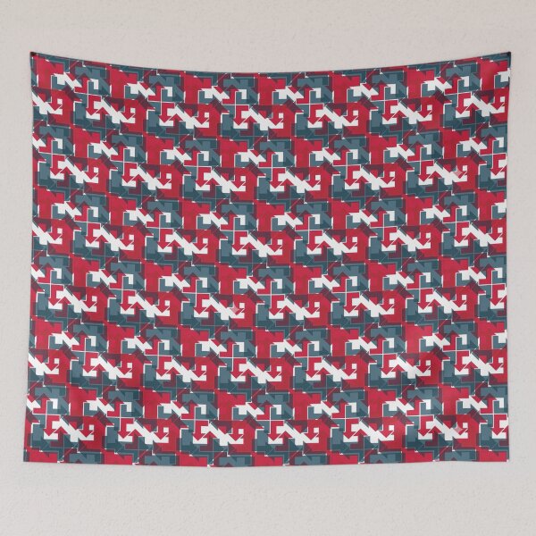 Item preview, Urban Geometric Mosaic Pattern designed and sold by DesertFlowArt.