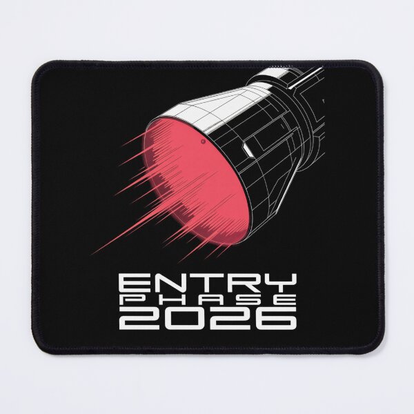 Item preview, Entry Phase 2026 — Heat Shield Reentry Spacecraft Graphic Tee V7 designed and sold by DarylWelsh2024.