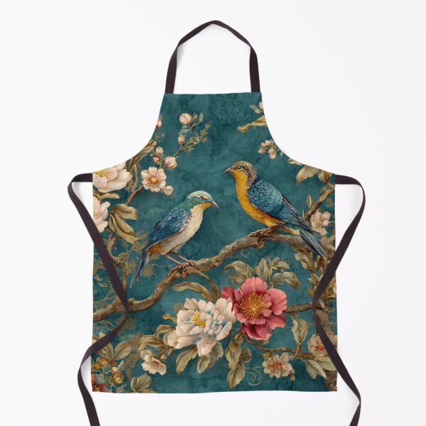 Item preview, Capri Silk Floral Birds Gentle Chinese Art Wallpaper designed and sold by GrinGalore.