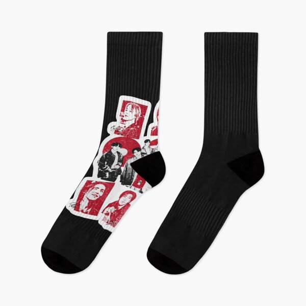 Item preview, BTS Bangtan Boys Vintage Retro Grunge Red Aesthetic Design designed and sold by shopmamabite.
