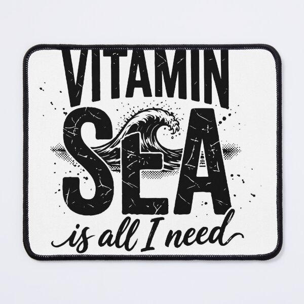 Item preview, Vitamin Sea Is All I Need Beach Summer Grunge Art Ocean Lover Gift Surf Vacation Design designed and sold by Dejbar.