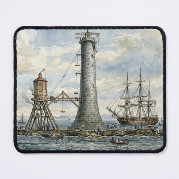 Item preview, Bell rock Lighthouse Construction designed and sold by Kirrindy Designs.