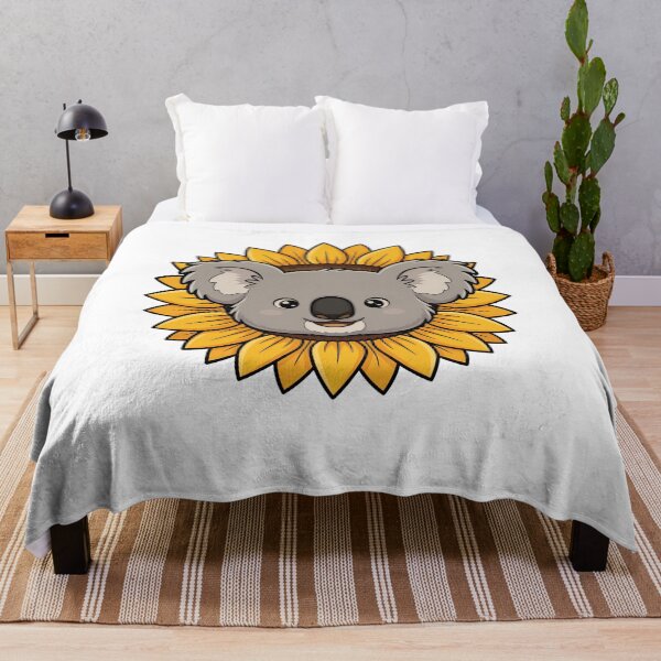 Item preview, Cute Koala Smiling in Sunflower Petals designed and sold by k3rstman1.