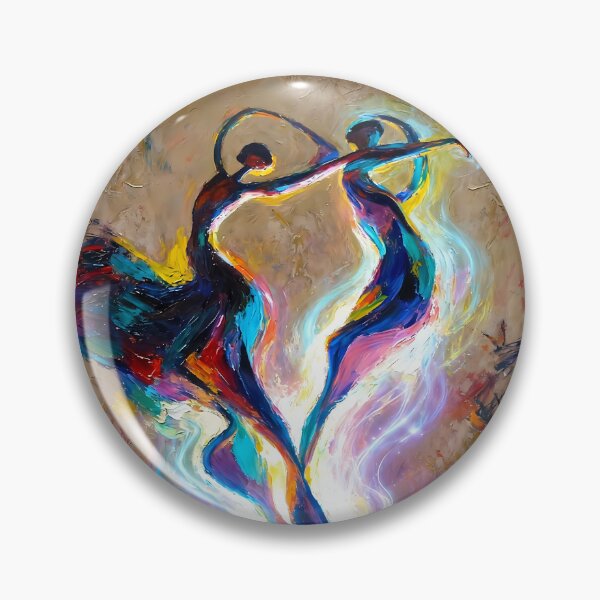 Item preview, Colorful Abstract Dancers designed and sold by Vicky Brago-Mitchell®.