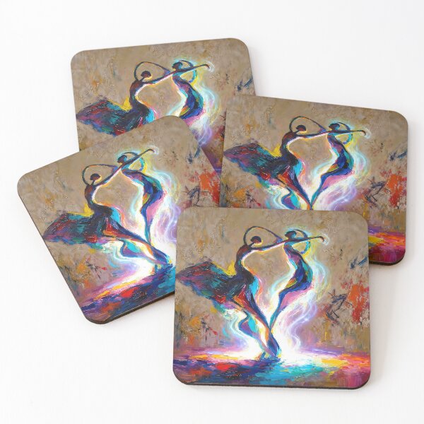 Item preview, Colorful Abstract Dancers designed and sold by Vicky Brago-Mitchell®.