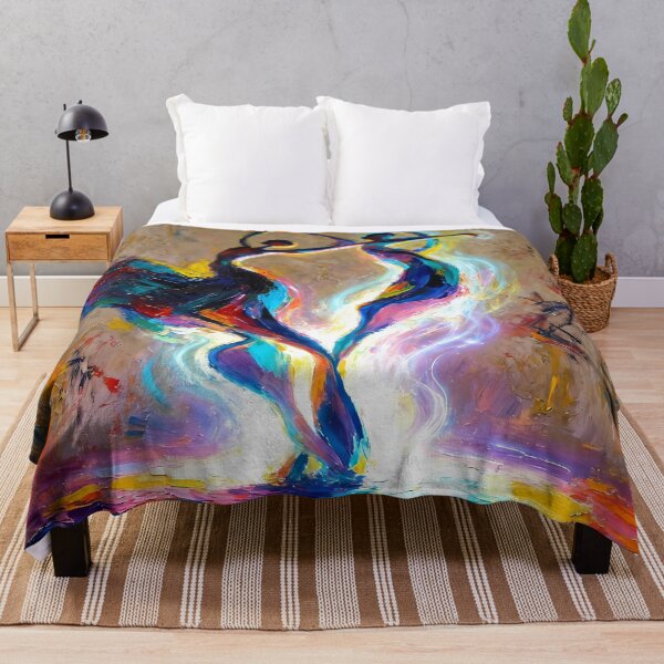 Item preview, Colorful Abstract Dancers designed and sold by Vicky Brago-Mitchell®.