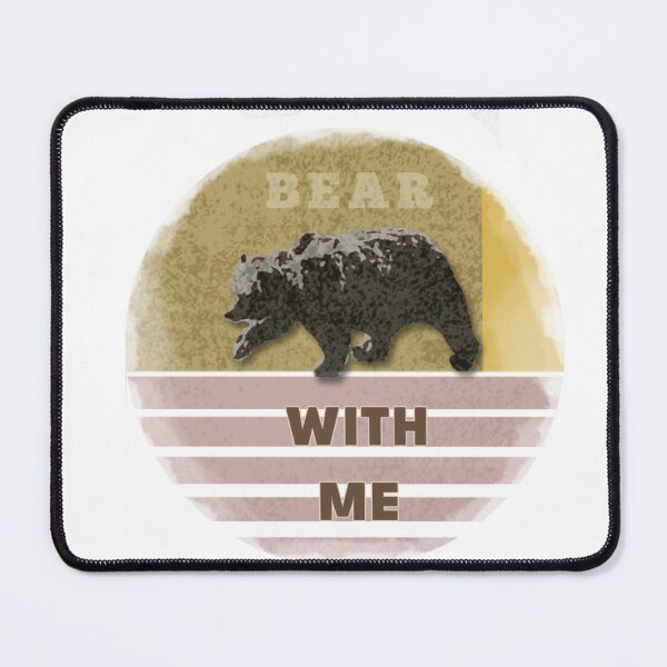Item preview, Bear With Me – Funny Bear Pun Graphic designed and sold by ChiaraPagani.