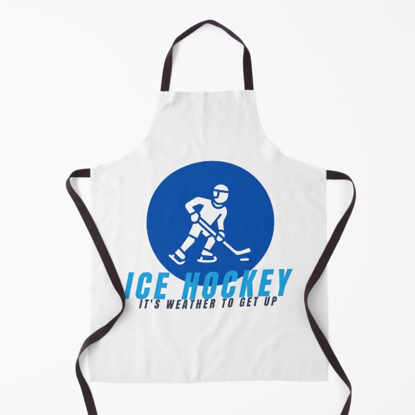 Item preview, Ice Hockey Player Blue Circle Badge Sport Design designed and sold by LoudVictory.