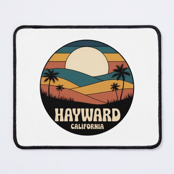 Item preview, Hayward California: Retro Sunset Hills Palm Badge designed and sold by CircinusStore.