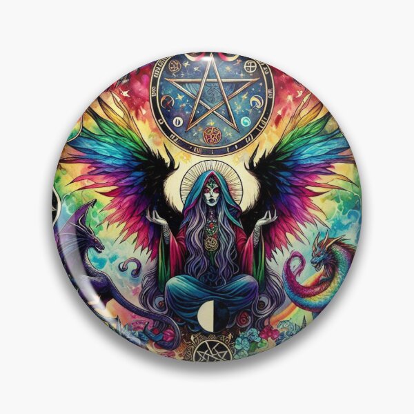 Item preview, beautiful abstract witch seamless art designed and sold by Liliths-Closet.
