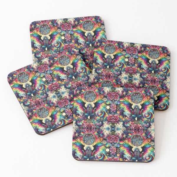 Item preview, beautiful abstract witch seamless art designed and sold by Liliths-Closet.