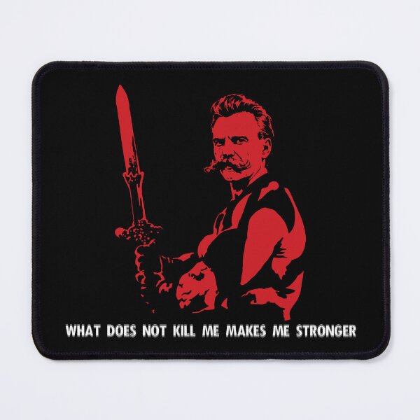 Item preview, What Does Not Kill Me Makes Me Stronger - Parody Conan-Nietzsche designed and sold by R-A Designs.