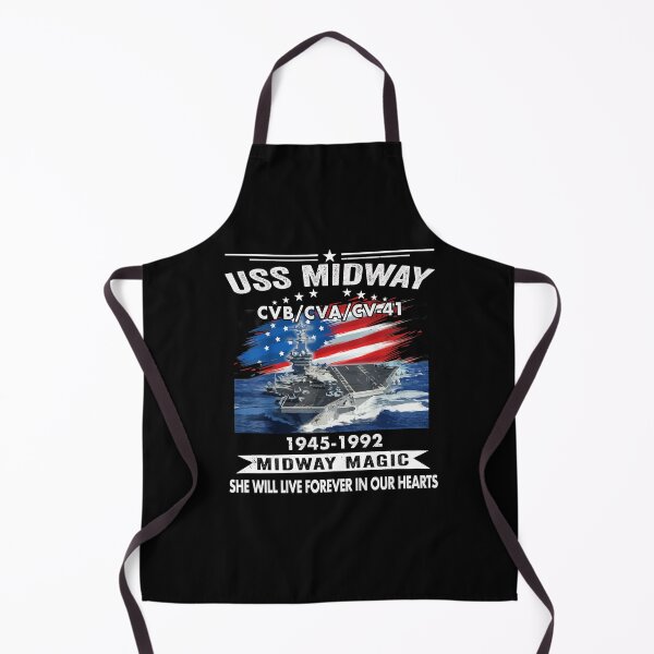 Item preview, USS Midway 1945–1992 Memorial Shirt designed and sold by Emberglowo.