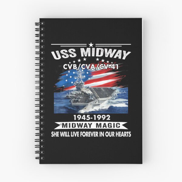 Item preview, USS Midway 1945–1992 Memorial Shirt designed and sold by Emberglowo.