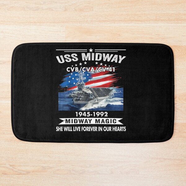 Item preview, USS Midway 1945–1992 Memorial Shirt designed and sold by Emberglowo.