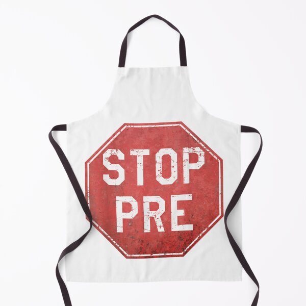 Item preview, Stop Pre Distressed Red Octagon Warning Sign Street Art Style Design designed and sold by FloroFablem.