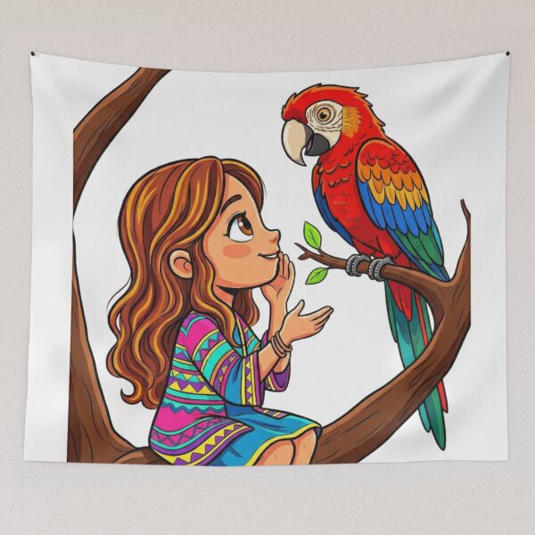 Item preview, Parrots understand human language. designed and sold by PP&RAINBOW SHOP.