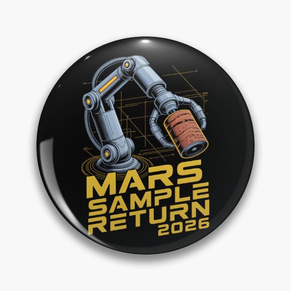 Item preview, Mars Sample Return 2026 — Robotic Claw Martian Rock Retrieval Science Tee V2 designed and sold by DarylWelsh2024.