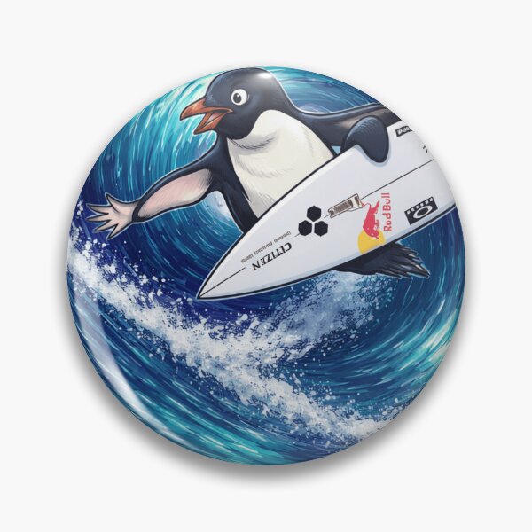 Artikelvorschau, Pinguin-Surfer entworfen und verkauft von KaeAnneDesign.