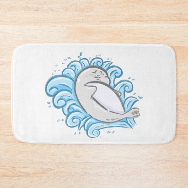 Item preview, Seal on the waves. designed and sold by Mopmap.