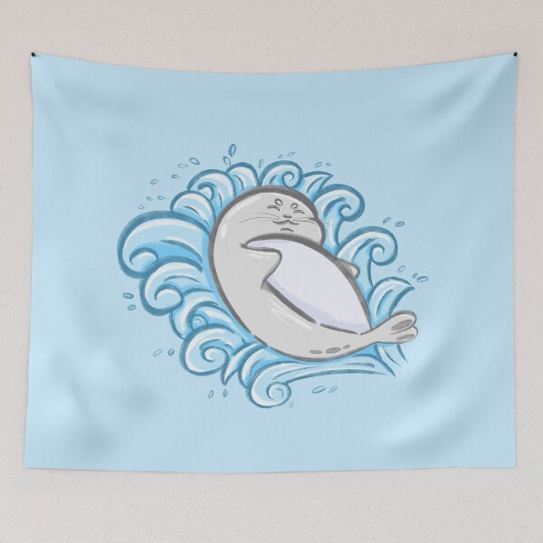 Item preview, Seal on the waves. designed and sold by Mopmap.
