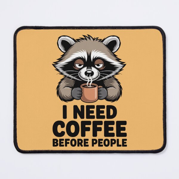 Item preview, I NEED COFFEE BEFORE PEOPLE designed and sold by 123ks.