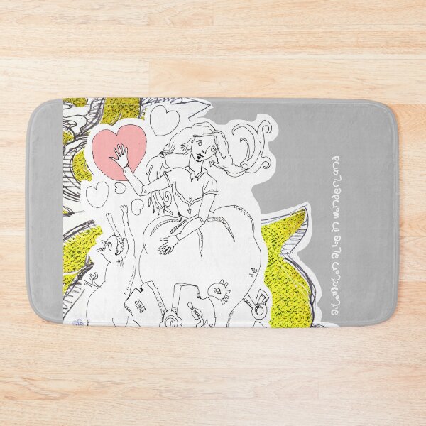 Item preview,  Automaton Alice in Mechanical Wonderland and Cheshire Cat (Original Ink by ACCI) This Heart Is Mine designed and sold by VanyssaGraphics.