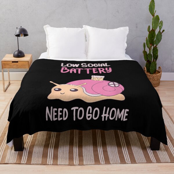 Item preview, Low Social Battery Cute Snail With House Introvert Cozy Home designed and sold by JohnVBurks.