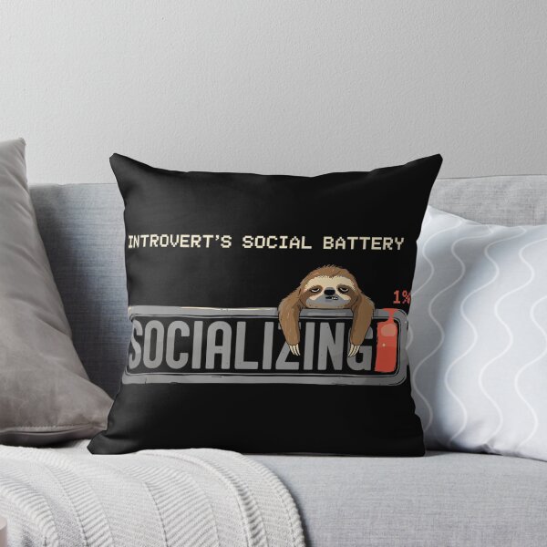 Aperçu de l'œuvre Introverti passionné par l'humour social sur Internet créée et vendue par JohnVBurks.