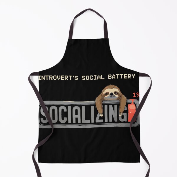 Item preview, Introvert Enthusiast Social Battery Humor Internet designed and sold by JohnVBurks.