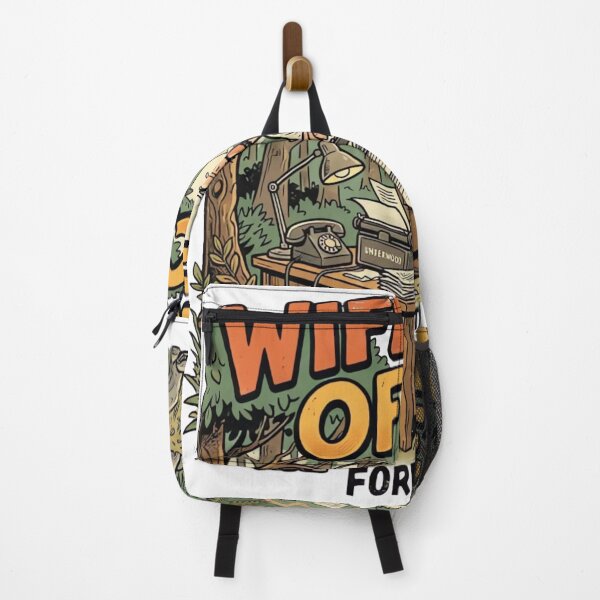 Item preview, WiFi Is My Office Forest HQ Funny Remote Work Vintage T-Shirt Design designed and sold by urbinet.