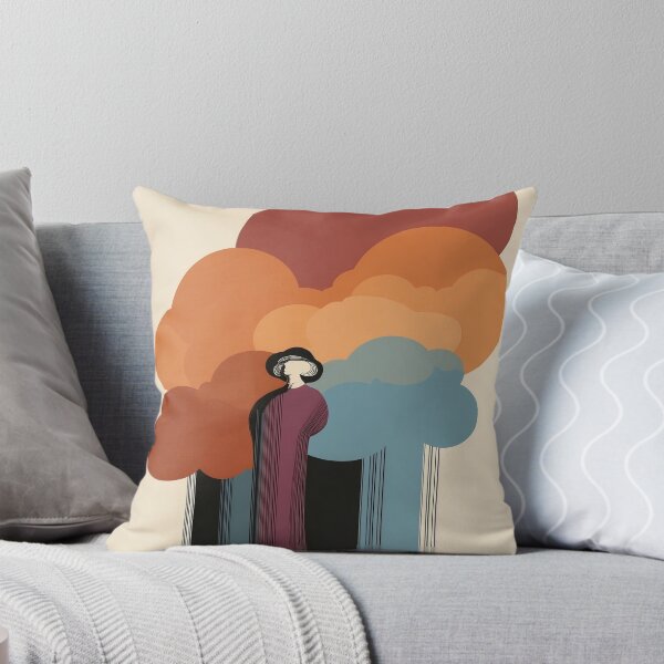 Artikelvorschau, Women Above the Storm – Art Deco Cloud Print entworfen und verkauft von BestVarieties.