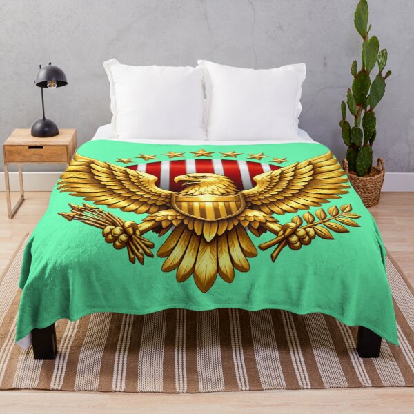 Item preview, Golden American Eagle Emblem Sticker – Patriotic Shield & Stars Design 250 years designed and sold by photoart1854.