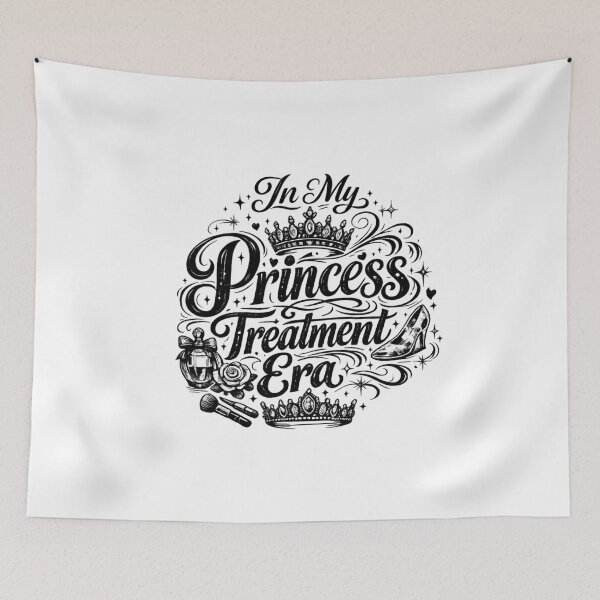 Item preview, In My Princess Treatment Era – Coquette Soft Life Aesthetic Viral Trend designed and sold by Ladys-Gents.