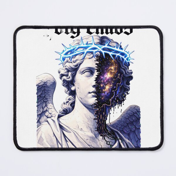 Item preview, Holy Chaos Glitch Angel - Renaissance Statue Aesthetic Art designed and sold by Antonrec86.
