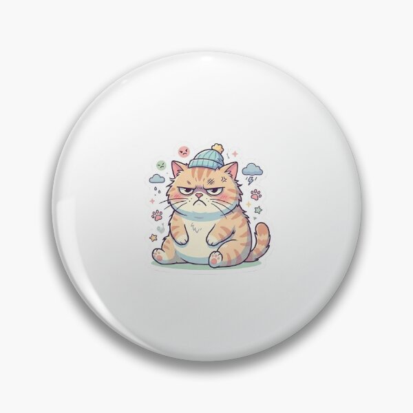 Item preview, Ticked Off Tabby: A Grumpy Cat Sticker designed and sold by LaKevinDante.