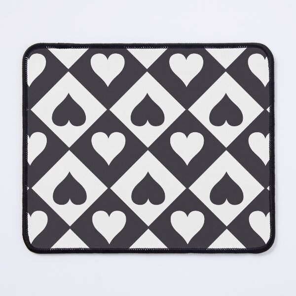 Item preview, Black and White Heart Pattern designed and sold by The Innocent Ghost Project.