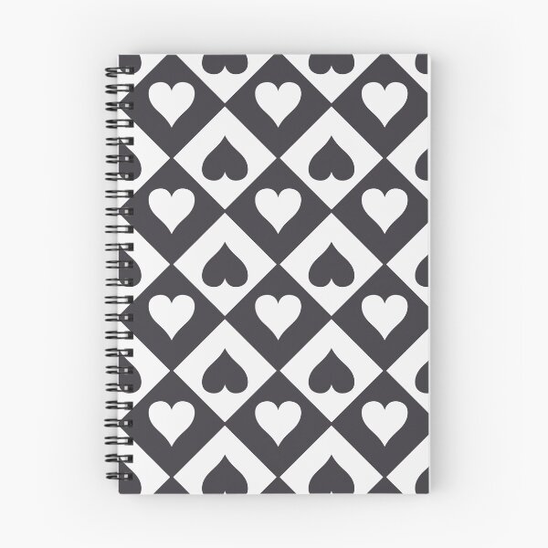 Item preview, Black and White Heart Pattern designed and sold by The Innocent Ghost Project.